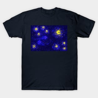 Starry night sky T-Shirt